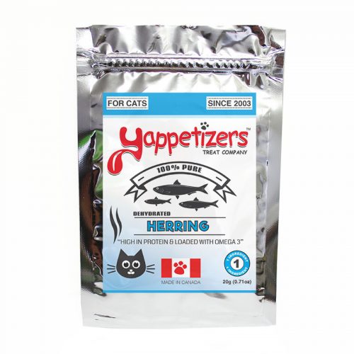 Yappetizers Cat Treats - Dehydrated Wild Herring
