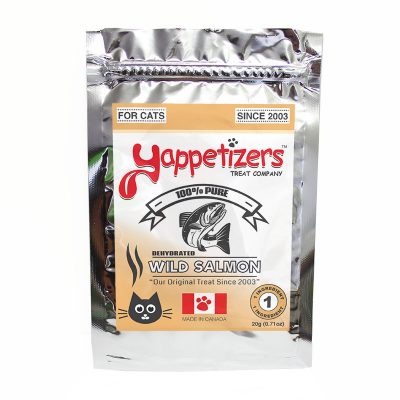 Yappetizers Cat Treats – Dehydrated Wild Salmon