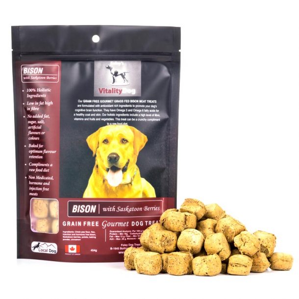 VitalityDog Bison with Saskatoon Berries Pawsitively Canadian