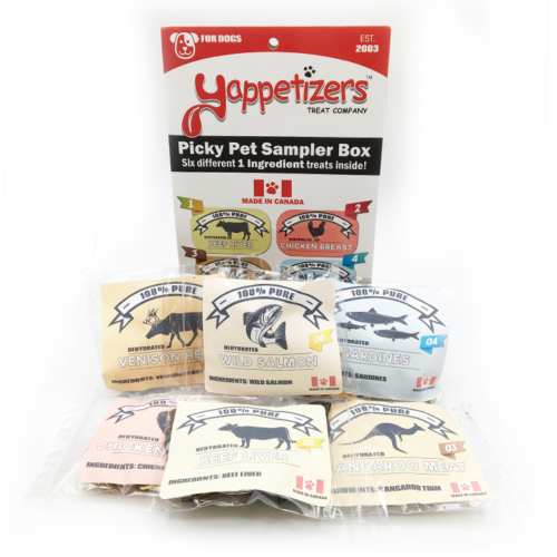 Yappetizers Picky Pet Sampler Box (180g)