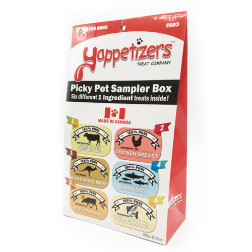 Yappetizers Picky Pet Sampler Box (180g)