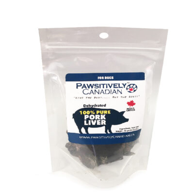 PawsitivelyCanadian Dehydrated Pork Liver (85g)