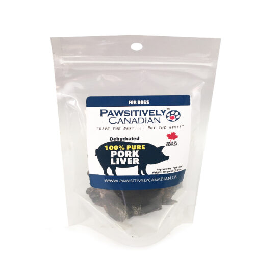 PawsitivelyCanadian Dehydrated Pork Liver (85g)