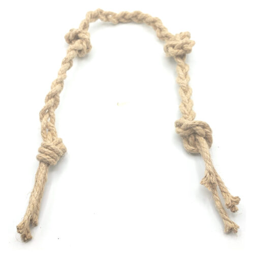 PawsitivelyCanadian Natural Hemp Rope Chew Toy