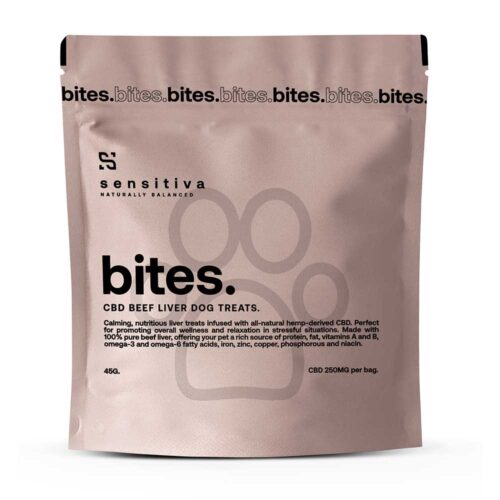 Sensitiva Beef liver bites with CBD