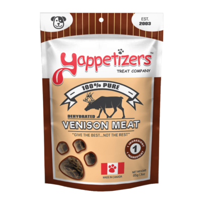 Yappetizers Dehydrated Venison Meat