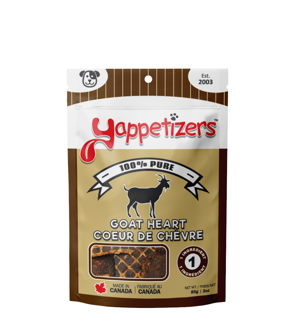 Yappetizers Goat Heart Dog Treats Yappetizers Goat Heart Dog Treats