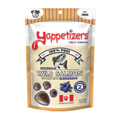 Yappetizers salmon & blueberries for dogs