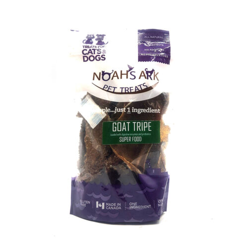 Goat tripe dog treats