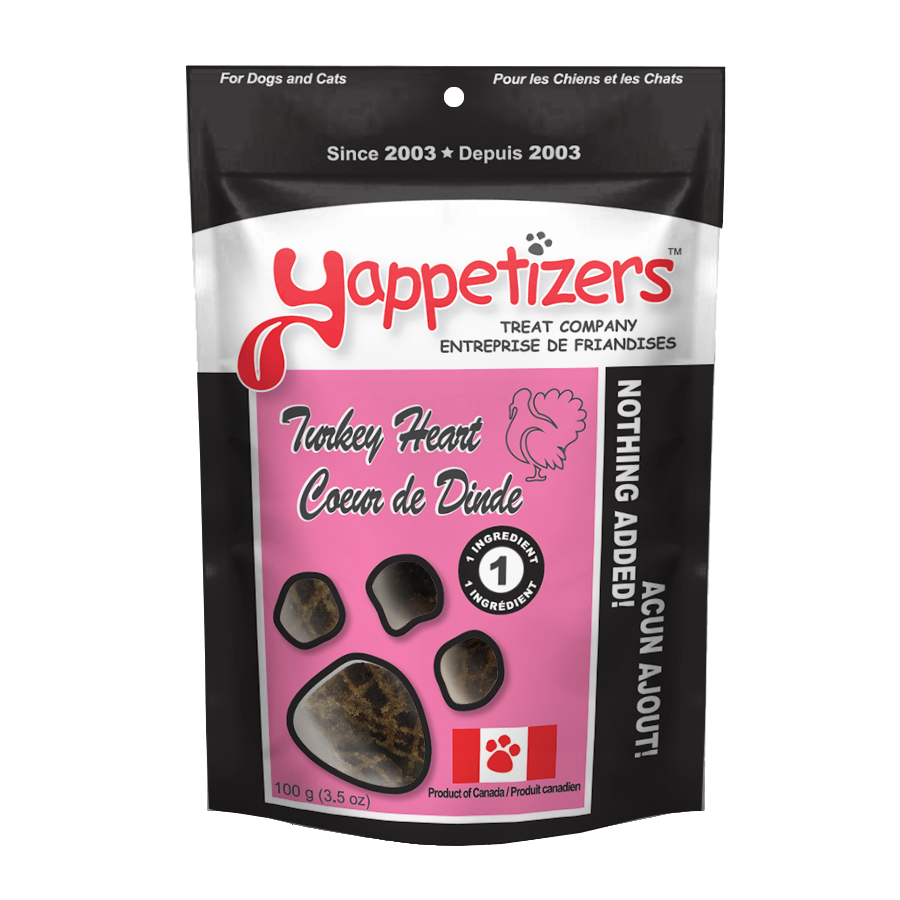 Turkey Heart for Dogs Yappetizers