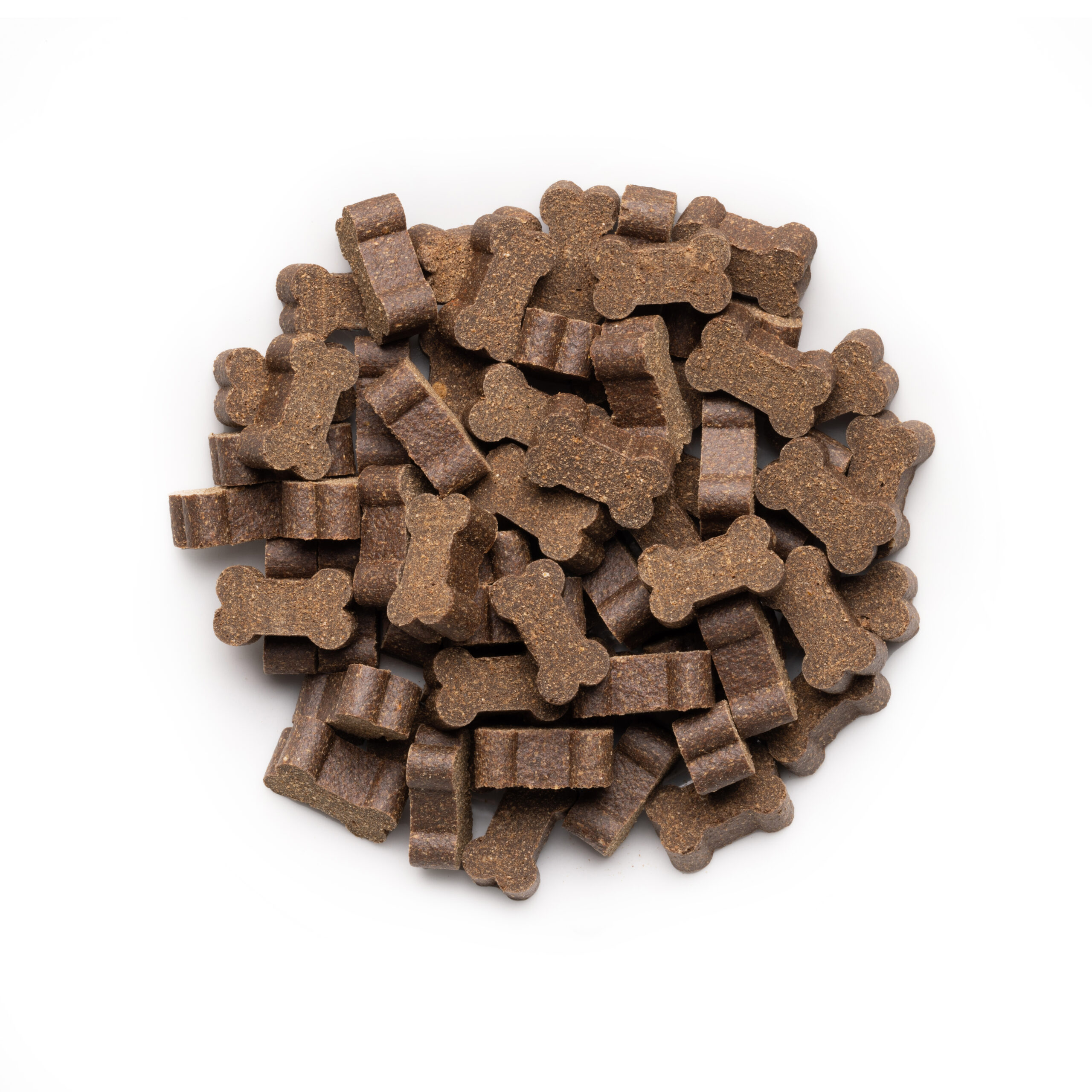 Snack Dog biscuits, dog snacks, Top View